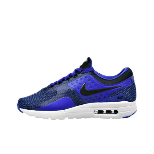 Nike Air Max ZERO Low Топ Повседневные Беговые Кроссовки Мужские Синий Черный Белый