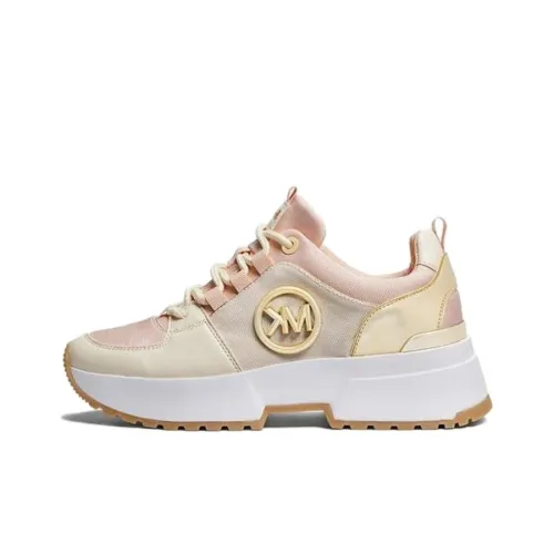 MICHAEL KORS Cosmo Дышащий Низкий Топ Повседневная Обувь Женская Бежево-Розовая