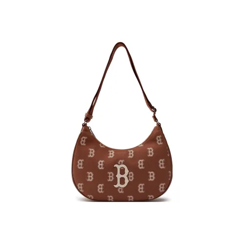 Mlb Base Logo Полиэстер и Хлопок Сумка через плечо Женская Коричневая