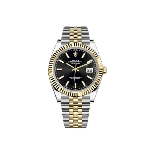 ROLEX Автоматический Механический Часы для Мужчин из Серии Log, 41 мм, Черный