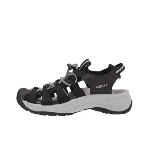 KEEN Astoria West Slide Strap Slippers Women's Black