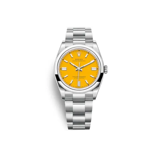ROLEX Автоматический Механический Часы Мужские Oyster Perpetual 41 мм Желтые