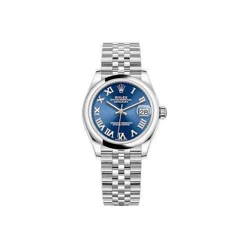 ROLEX Log Series Автоматический Механический Механизм Женские Часы Синий Циферблат Оистерстил Корпус Оистерстил Ремешок