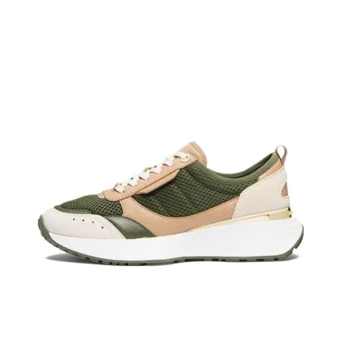 MICHAEL KORS Flynn Амортизация Низкий Топ Повседневная Обувь Женская Зеленая