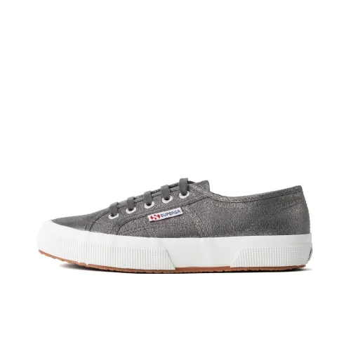 SUPERGA 2750 Lamew Металлический Slip Resistant Abrasion Resistant Низкий Топ Скейтборд Кроссовки Унисекс Серый