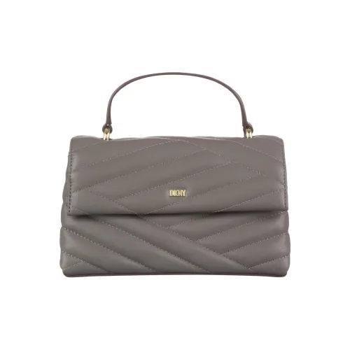 DKNY Кожа Сумка через плечо Сумка Женская Серого цвета