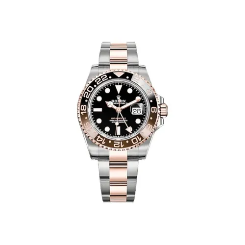 Rolex Механический механизм Мужской часы Greenwich Type II 40 мм Черный