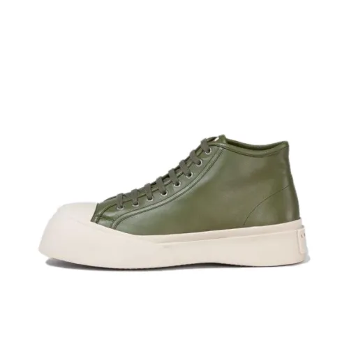 MARNI Высокие Кроссовки для скейтбординга Мужские Зеленые