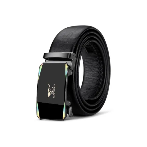 SEPTWOLVES Аутентичный Бизнес High End 2023 Новинка Автоматическая застежка Кожаные ремни Мужской 3,5CM
