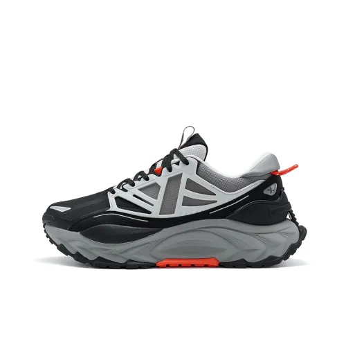 XTEP Беговые кроссовки Low Top Дымчатый Серый/Черный Мужской