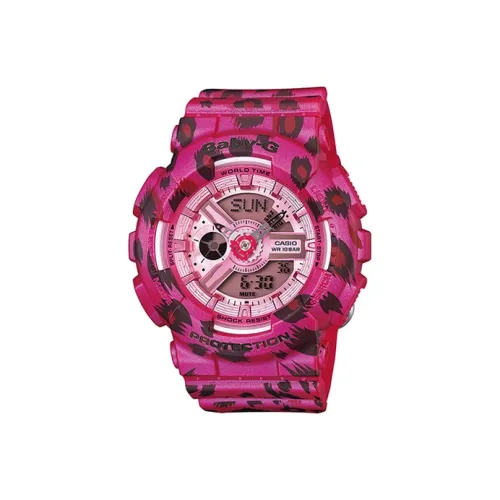 CASIO Детский г Тематическая коллекция Кварцевый механизм Часы Женские Розовый циферблат BA 110LP 4A