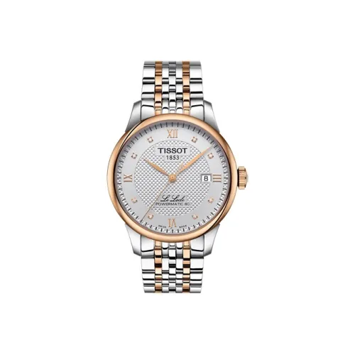 Tissot Le Locle Collection Автоматический Механический Механизм Мужские Часы Часы 39,3 мм Белый Циферблат