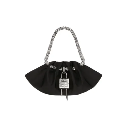 GIVENCHY 4G Сатин Тутовый шелк Сумка Мини Женская Черная