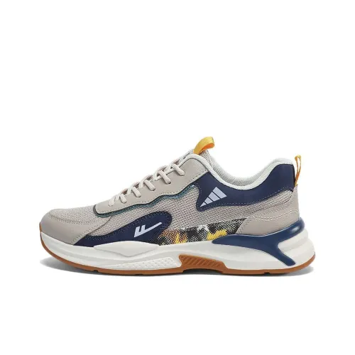 Warrior Casual Низкий Топ Бежевый Синий Мужской
