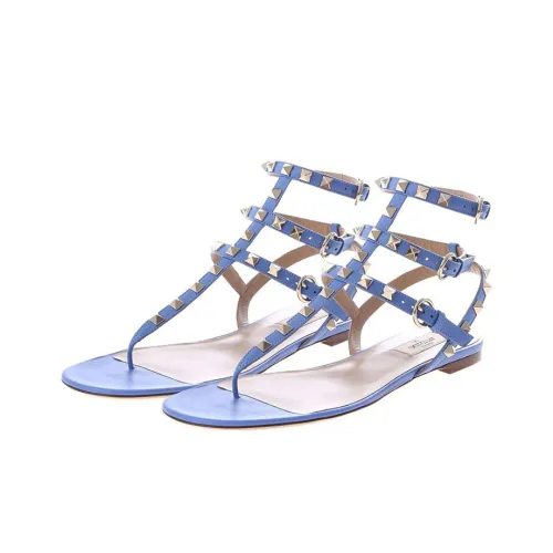 Valentino Rockstud Римские Сандалии Женские Синие