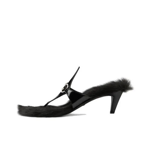 GUCCI Шлепанцы Черные Женские