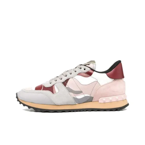 Valentino Низкий топ Повседневная обувь Женская Розовый Серый