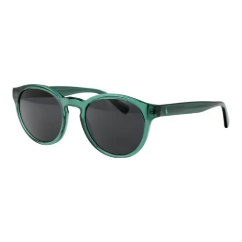 Polo Ralph Lauren Ацетат OVAL SUNGLASSES Мужской Зеленый