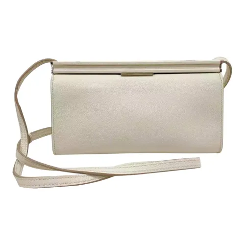 HERMES Clic Evercolor Телячья кожа Сумка через плечо Женская 8L Бетон Ледниковый белый