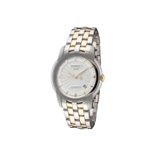 TISSOT Автоматический Механический Механизм Мужские Часы Treasure Ring Series 41 мм Серебряные