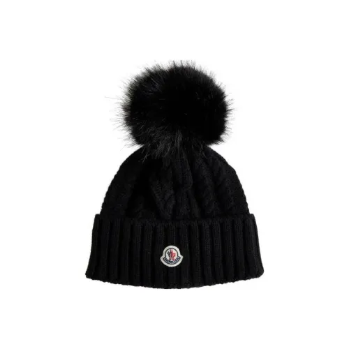 Moncler Акриловые шапки-бини женские черные