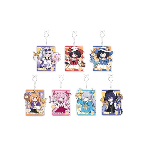 MIHOYO Элис Юи Киана Броня Howm Paradise Коллекция Акриловые Подвески Аниме-тематические