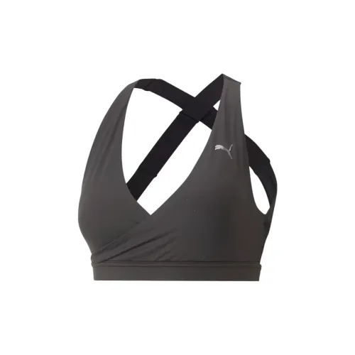 PUMA Черные Женские Бюстгальтеры