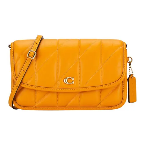 COACH Hayden Кожа Подушка Сумка Сумка через плечо Женская Оранжевая