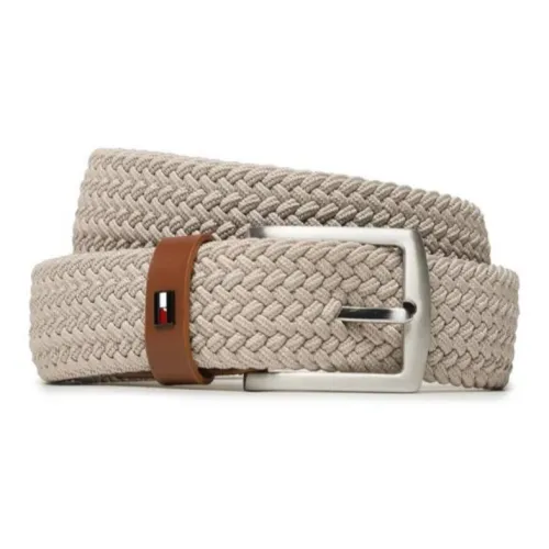 Tommy Hilfiger Ткань вязаная украшение булавка кожа ремни мужской светло-серый ширина 3,5 см