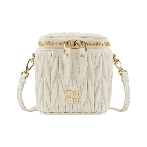 MIU MIU Овчина Сумка через плечо Сумка на плечо Мини Женская Белая