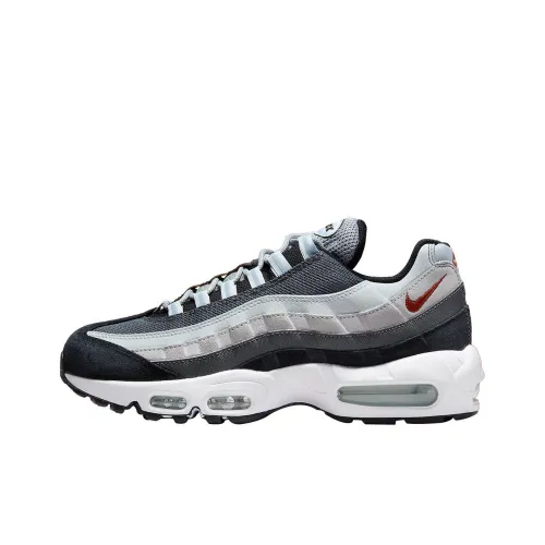 Nike Air Max 95 Low Топ Повседневная обувь Унисекс Черный