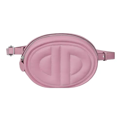 HERMES In The Loop Swift Кожа Свиной нос Слинг-сумка Сумка на пояс Женские Мальвовый фиолетовый