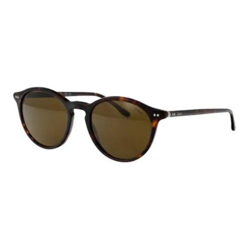 Polo Ralph Lauren Ацетат OVAL SUNGLASSES Мужской Черепаховый