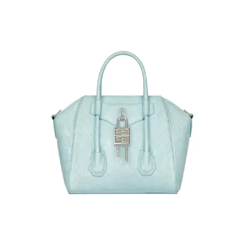 GIVENCHY Antigona Кожа Сумка Сумка через плечо Сумка через плечо Мини Женская Небесно-голубая