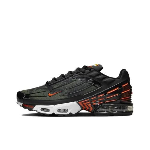 Nike Air Max Plus 3 Low Топ Беговые кроссовки Мужской Черный