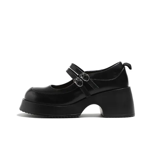 MIS. DANNY Грубый каблук Туфли Мэри Джейн 5,5 см Женские