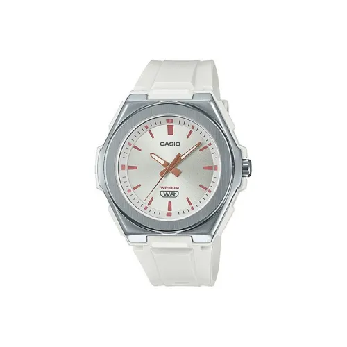 CASIO YOUTH Collection Disc Многофункциональный Показатель Кварцевый Механизм Смольный Ремешок Часы Женские Белый Циферблат