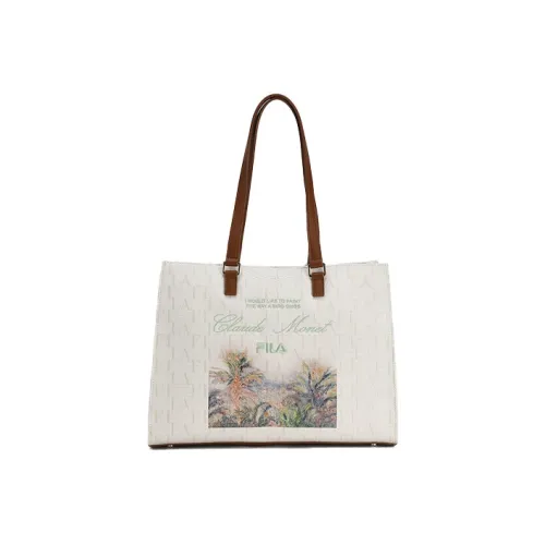 FILA Ткань Тоут Сумка Сумка для покупок Сумка Экстра Маленькая Женская Облачно Белая
