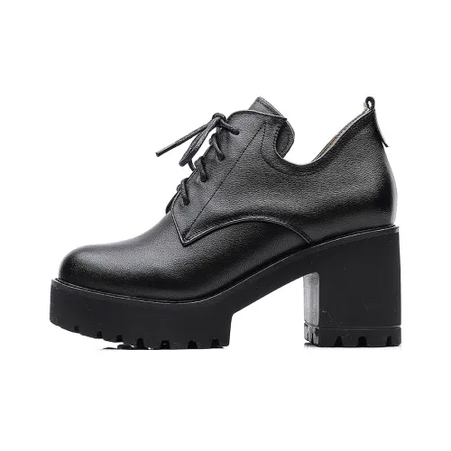 VEDULLAR Грубый каблук Мэри Джейн туфли 8 см женские