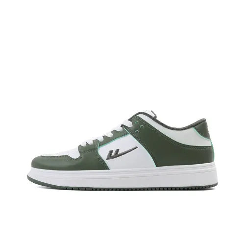 Warrior Slip-Resistant Низкие Кроссовки для Скейтбординга Мужские Белые Яшма