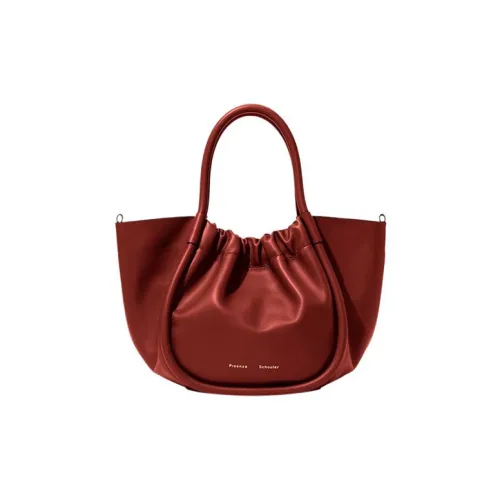PROENZA SCHOULER Телячья кожа Тоут Сумка Сумка для покупок Сумка через плечо Сумка Маленькая Женская Темно-красная