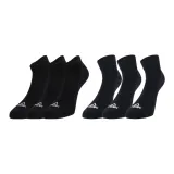 Черные низкие носки 3 упаковки + черные высокие носки 3 упаковки
