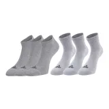 Серые низкие носки 3 упаковки + серые средние носки 3 упаковки
