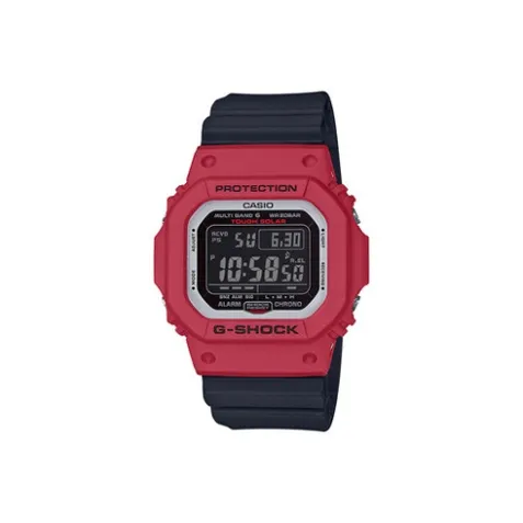 CASIO G Shock Кварцевый механизм Смольный ремешок Часы 46,7*43,2 мм Мужские часы Черный циферблат GW M5610RB 4PR