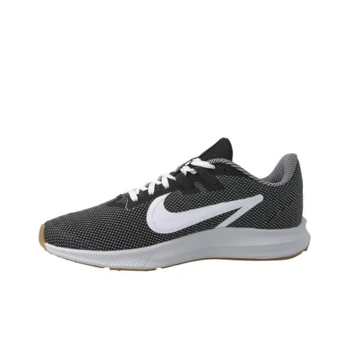 Nike Downshifter 9 SE Устойчивый к истиранию Противоскользящий Низкий Топ Беговые кроссовки Мужской Черный