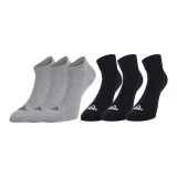 Серые низкие носки 3 упаковки + черные высокие носки 3 упаковки
