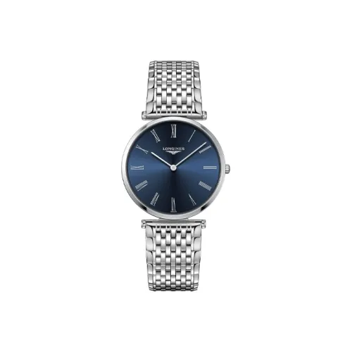 LONGINES Quartz Механизм Мужские Часы Jialan Collection 36 мм Синий