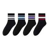 4 пачки (Черный с белым + Черный фиолетовый + Черный белый фиолетовый + Черный белый красный)