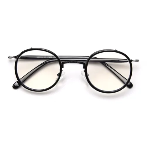 AAJF TR Памятный пластик TR90 Нержавеющая сталь Круглые Оправы для очков Унисекс