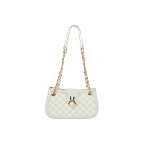 TUCANO ПУ (полиуретан) Сумка через плечо Маленькая Женская Бежевая Желтая